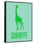 Giraffe Green-NaxArt-Framed Stretched Canvas