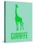 Giraffe Green-NaxArt-Stretched Canvas