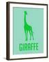 Giraffe Green-NaxArt-Framed Art Print