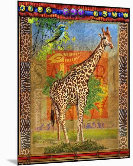 Giraffe I-Chris Vest-Mounted Premium Giclee Print