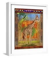 Giraffe I-Chris Vest-Framed Art Print