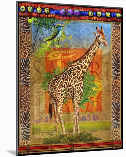 Giraffe I-Chris Vest-Mounted Art Print