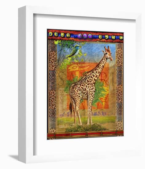 Giraffe I-Chris Vest-Framed Art Print