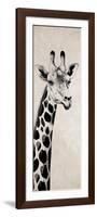 Giraffe I-Vivien Rhyan-Framed Premium Giclee Print