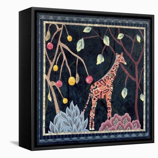 Giraffe II-David Sheskin-Framed Stretched Canvas