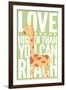 Giraffe - Infant Sentiment - Green-Lantern Press-Framed Art Print