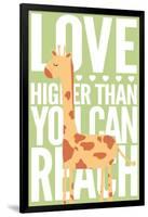 Giraffe - Infant Sentiment - Green-Lantern Press-Framed Art Print