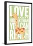 Giraffe - Infant Sentiment - Green-Lantern Press-Framed Art Print