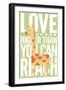 Giraffe - Infant Sentiment - Green-Lantern Press-Framed Art Print