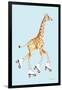 Giraffe Joy Ride II-Mercedes Lopez Charro-Framed Premium Giclee Print