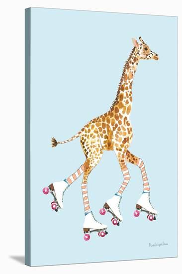 Giraffe Joy Ride II-Mercedes Lopez Charro-Stretched Canvas