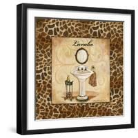 Giraffe Lavabo-Gregory Gorham-Framed Art Print