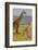 Giraffe Mother and Baby Giraffe on the Savanah of the Masai Mara, Kenya Africa-Darrell Gulin-Framed Photographic Print