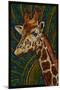 Giraffe - Paper Mosaic-Lantern Press-Mounted Art Print