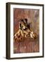 Giraffe Profile-Sarah Butcher-Framed Art Print