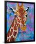 Giraffe Retouched-null-Framed Premium Giclee Print