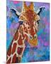 Giraffe Retouched-null-Mounted Premium Giclee Print