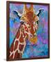 Giraffe Retouched-null-Framed Premium Giclee Print