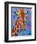 Giraffe Retouched-null-Framed Art Print