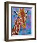 Giraffe Retouched-null-Framed Art Print