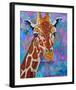 Giraffe Retouched-null-Framed Art Print