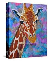 Giraffe Retouched-null-Stretched Canvas