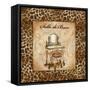 Giraffe Salle de Bain-Gregory Gorham-Framed Stretched Canvas