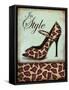 Giraffe Shoe-Todd Williams-Framed Stretched Canvas