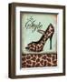 Giraffe Shoe-Todd Williams-Framed Art Print