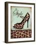 Giraffe Shoe-Todd Williams-Framed Art Print