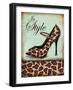 Giraffe Shoe-Todd Williams-Framed Art Print