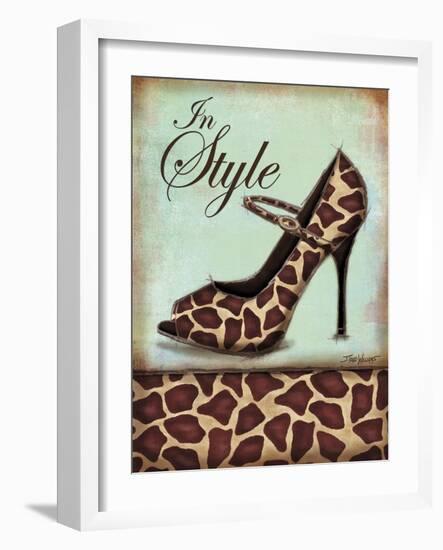 Giraffe Shoe-Todd Williams-Framed Art Print