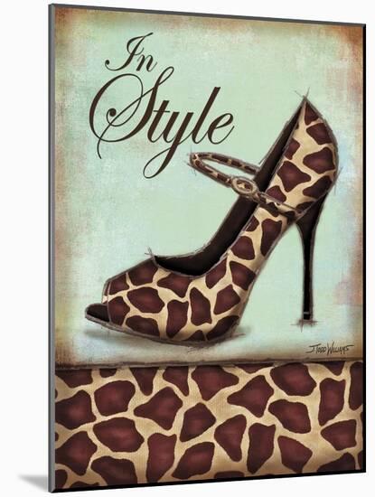 Giraffe Shoe-Todd Williams-Mounted Art Print