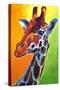 Giraffe - Summer Fling-Dawgart-Stretched Canvas