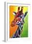 Giraffe - Summer Fling-Dawgart-Framed Giclee Print