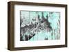 Giraffe Taking A Look-null-Framed Art Print