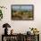 Giraffe Walking across Plain, Kenya-null-Framed Photographic Print displayed on a wall