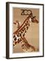 Giraffe Zoo Poland-Vintage Apple Collection-Framed Giclee Print