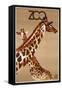 Giraffe Zoo Poland-Vintage Apple Collection-Framed Stretched Canvas