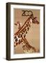 Giraffe Zoo Poland-Vintage Apple Collection-Framed Giclee Print