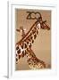 Giraffe Zoo Poland-Vintage Apple Collection-Framed Giclee Print