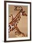 Giraffe Zoo Poland-Vintage Apple Collection-Framed Giclee Print