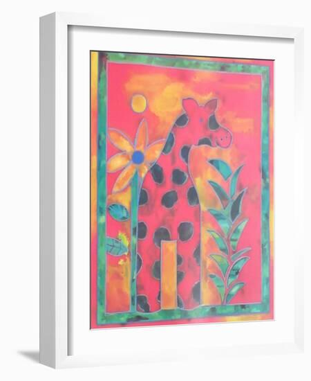 Giraffe-Lisa V^ Keaney-Framed Art Print