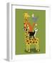 Giraffe-Steve Maingot-Framed Art Print