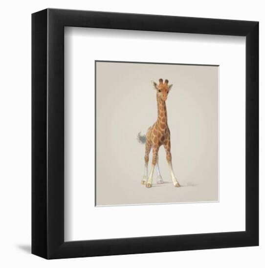 Giraffe-John Butler Art-Framed Art Print