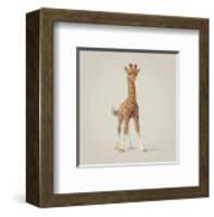 Giraffe-John Butler Art-Framed Art Print