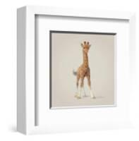 Giraffe-John Butler Art-Framed Art Print