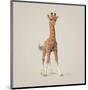 Giraffe-John Butler Art-Mounted Art Print