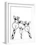 Giraffe-Nanamia Design-Framed Art Print