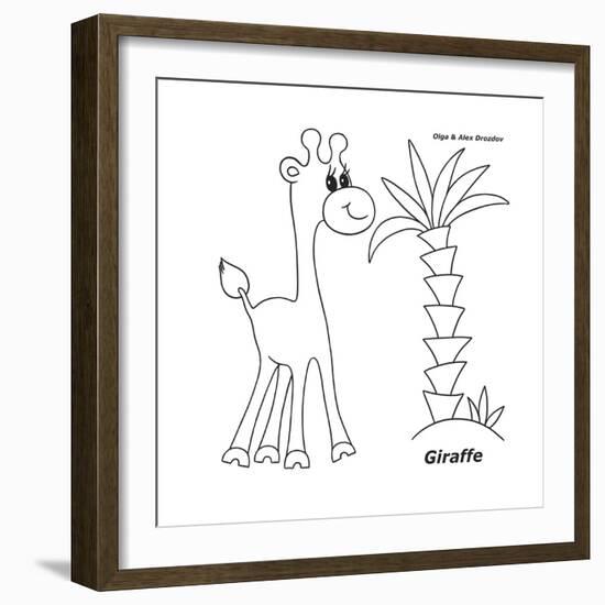 Giraffe-Olga And Alexey Drozdov-Framed Giclee Print